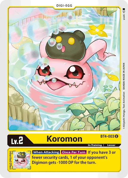 Koromon 「BT4-003」「EN」