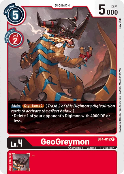 GeoGreymon 「BT4-012」「EN」
