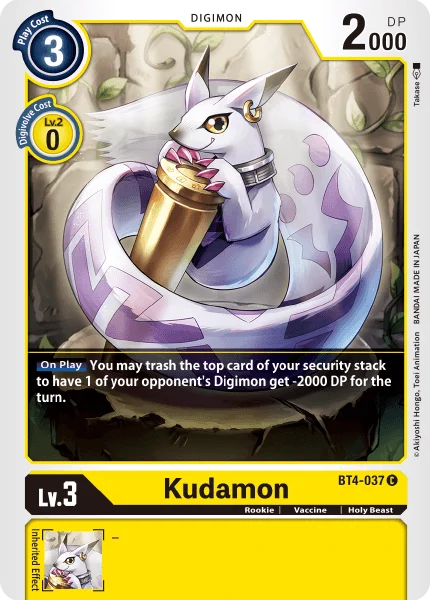 Kudamon 「BT4-037」「EN」