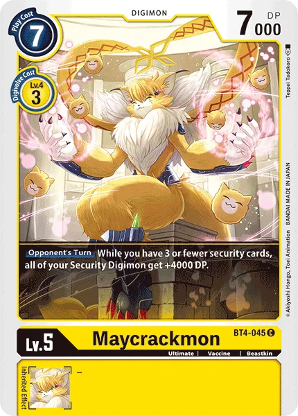 Maycrackmon 「BT4-045」「EN」