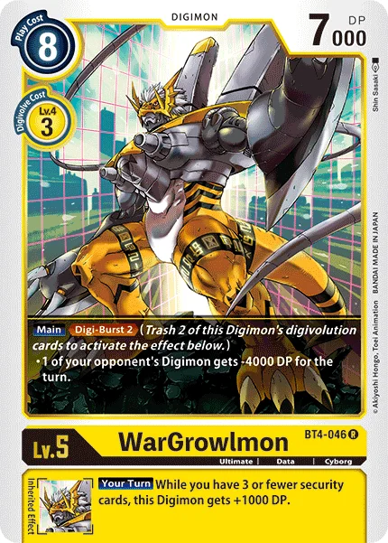 WarGrowlmon 「BT4-046」「EN」
