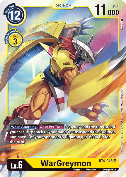 WarGreymon 「BT4-048」「EN」