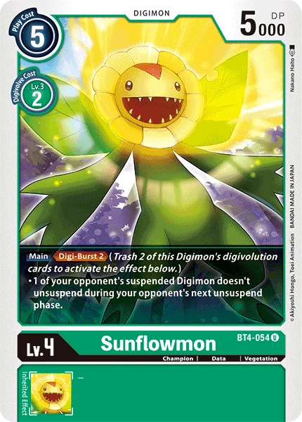 Sunflowmon 「BT4-054」「EN」
