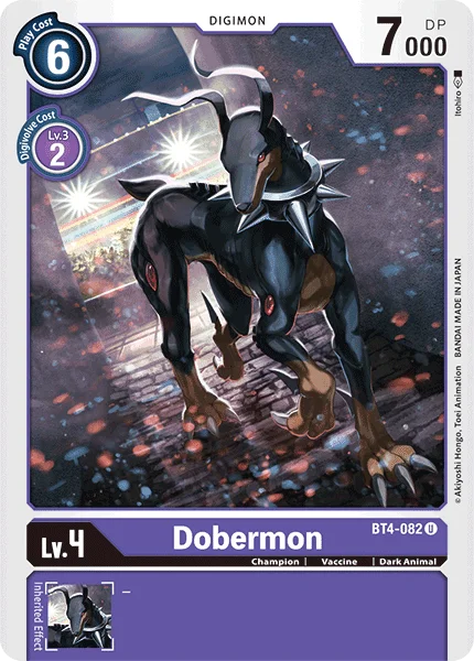 Dobermon 「BT4-082」「EN」