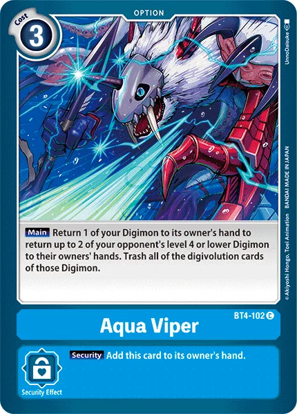 Aqua Viper 「BT4-102」「EN」