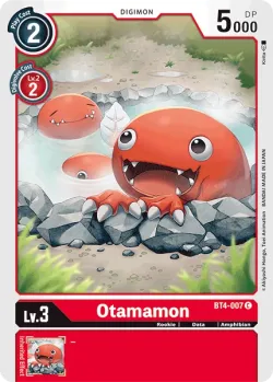 Otamamon — BT-04: Booster Great Legend #BT4-007 · Digimon