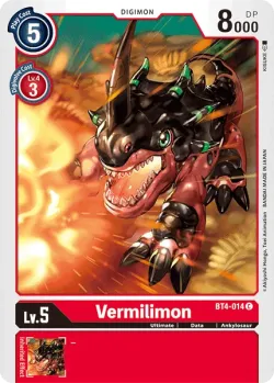 Vermilimon — BT-04: Booster Great Legend #BT4-014 · Digimon