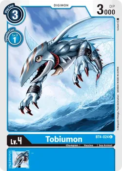 Tobiumon — BT-04: Booster Great Legend #BT4-024 · Digimon