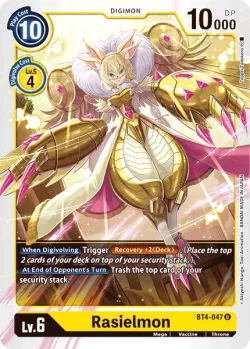 Rasielmon — Great Legend Pre-Release Pack #BT4-047 · Digimon