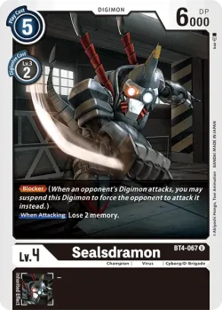 Sealsdramon 「BT4-067」「EN」
