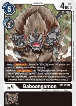 Baboongamon 「BT4-068」「EN」