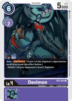Devimon 「BT4-081」「EN」