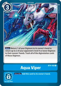Aqua Viper 「BT4-102」「EN」