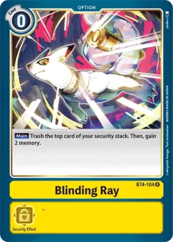 Blinding Ray 「BT4-104」「EN」