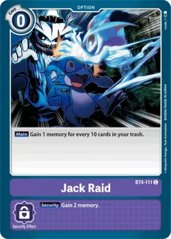 Jack Raid 「BT4-111」「EN」