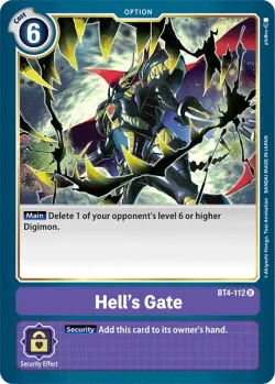 Hell's Gate 「BT4-112」「EN」
