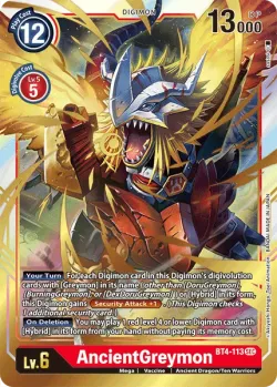 AncientGreymon 「BT4-113」「EN」