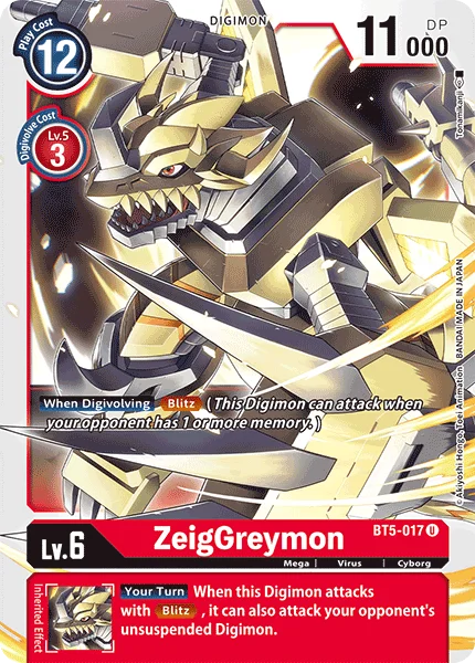 ZeigGreymon 「BT5-017」「EN」