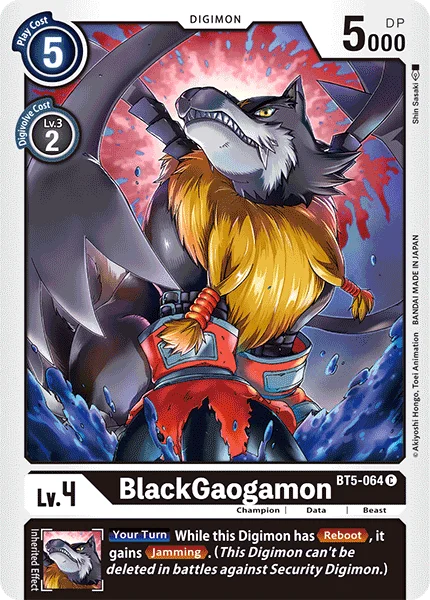 BlackGaogamon 「BT5-064」「EN」