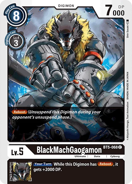BlackMachGaogamon 「BT5-068」「EN」