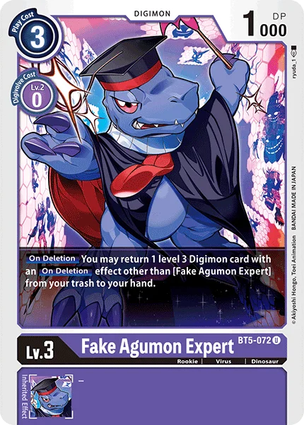 Fake Agumon Expert 「BT5-072」「EN」