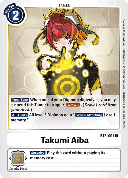 Takumi Aiba 「BT5-091」「EN」