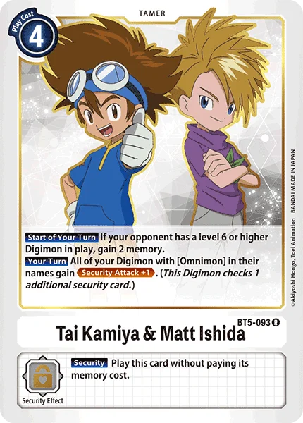 Tai Kamiya & Matt Ishida 「BT5-093」「EN」