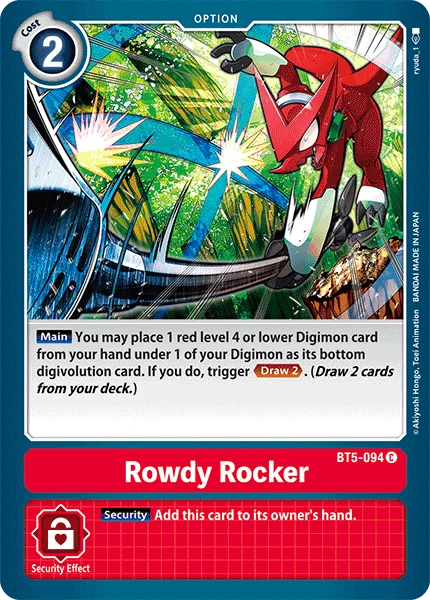 Rowdy Rocker 「BT5-094」「EN」