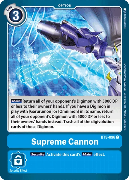 Supreme Cannon 「BT5-096」「EN」
