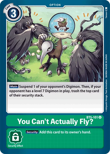 You Can't Actually Fly? 「BT5-101」「EN」