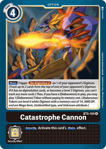 Catastrophe Cannon 「BT5-104」「EN」
