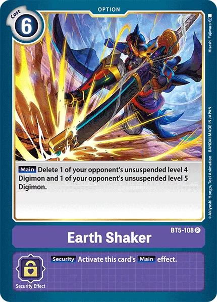 Earth Shaker 「BT5-108」「EN」