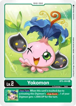 Yokomon — BT-05: Booster Battle Of Omni #BT5-004 · Digimon