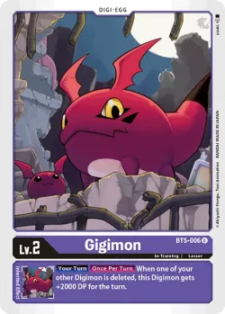 Gigimon — BT-05: Booster Battle Of Omni #BT5-006 · Digimon
