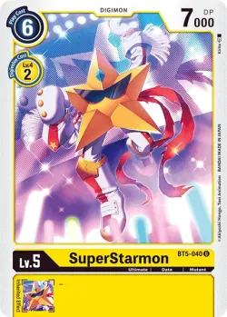 SuperStarmon — BT-05: Booster Battle Of Omni #BT5-040 · Digimon