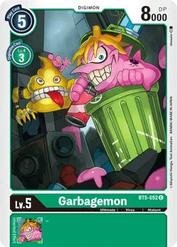 Garbagemon — BT-05: Booster Battle Of Omni #BT5-052 · Digimon