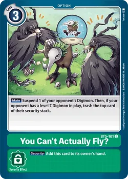 You Can't Actually Fly? 「BT5-101」「EN」