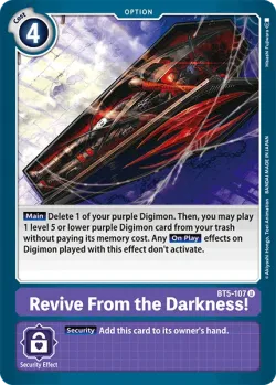 Revive From the Darkness! 「BT5-107」「EN」