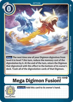 Mega Digimon Fusion! 「BT5-109」「EN」