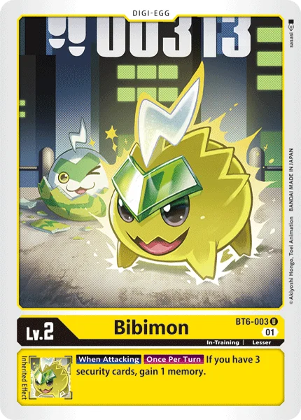 Bibimon 「BT6-003」「EN」