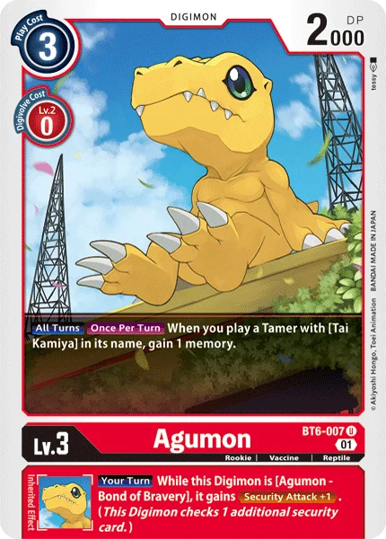 Agumon 「BT6-007」「EN」