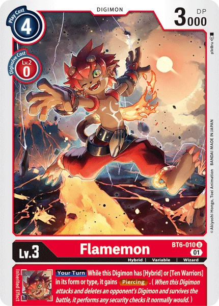Flamemon 「BT6-010」「EN」