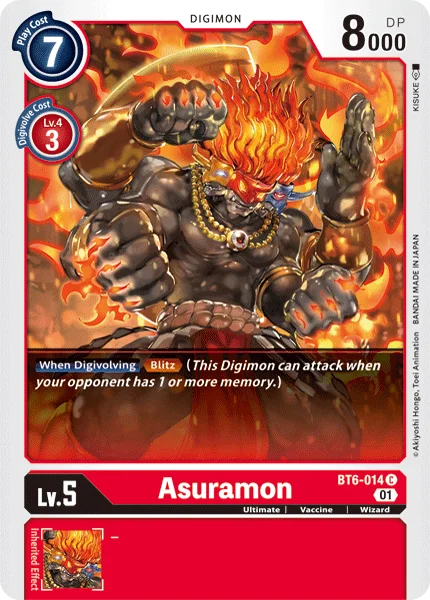 Asuramon 「BT6-014」「EN」