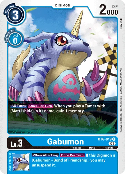 Gabumon 「BT6-019」「EN」