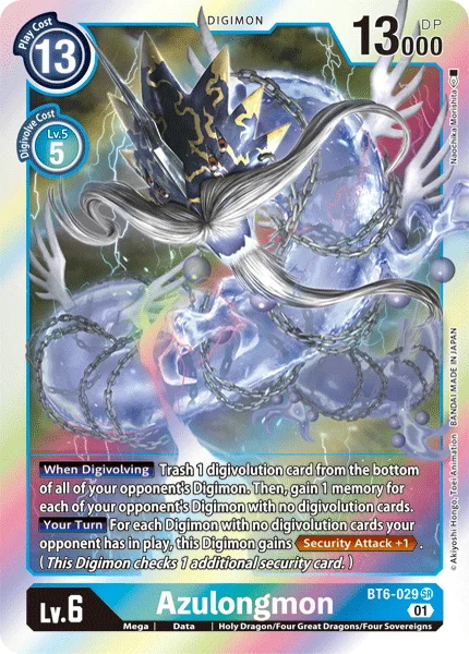 Azulongmon 「BT6-029」「EN」