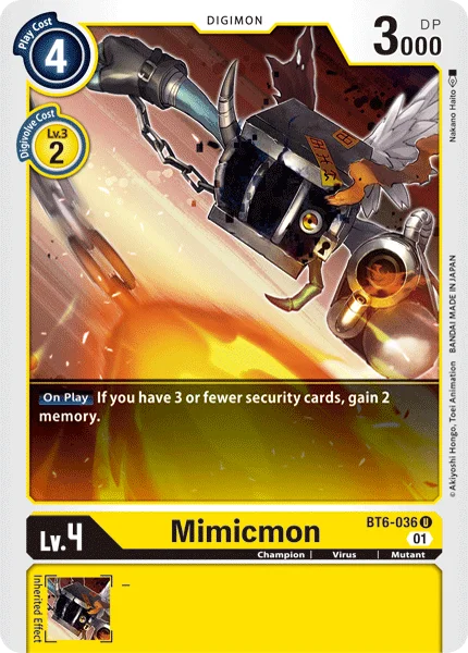 Mimicmon 「BT6-036」「EN」