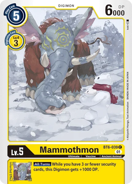 Mammothmon 「BT6-039」「EN」