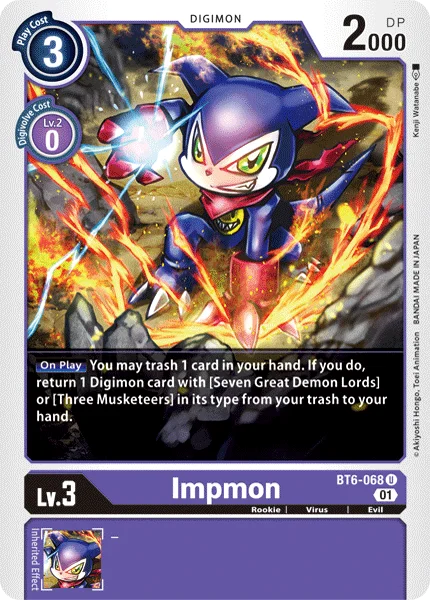 Impmon 「BT6-068」「EN」