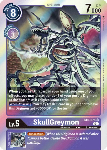 SkullGreymon 「BT6-078」「EN」