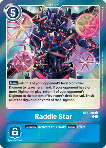 Raddle Star 「BT6-098」「EN」